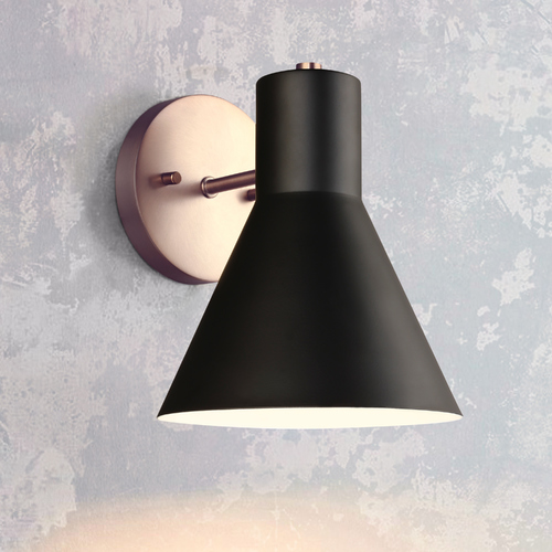 Towner Wall Sconce in Satin Brass by Generation Lighting