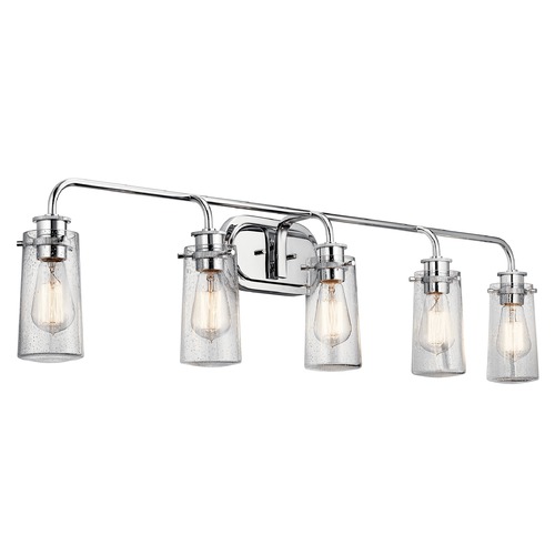 Braelyn 5-Light Chrome Vanity Light by Kichler Lighting