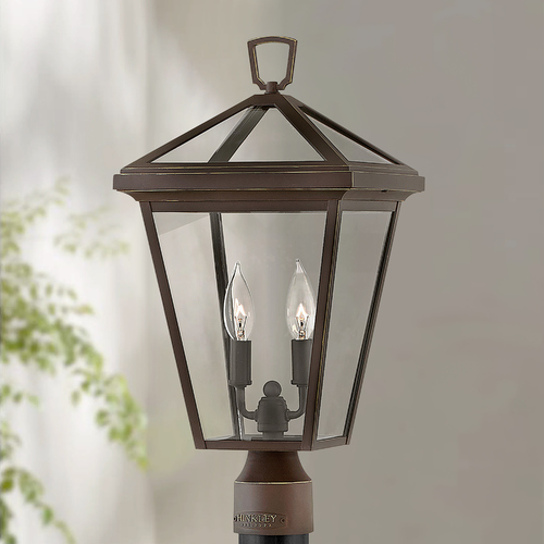 Alford Place 20.25-Inch Oil Rubbed Bronze LED Post Light by Hinkley Lighting