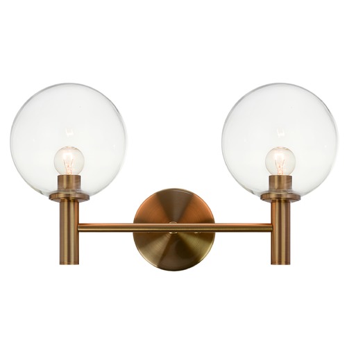 Matteo Lighting Cosmo Aged Gold Bathroom Light by Matteo Lighting S06002AGCL