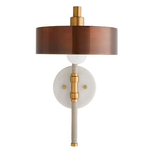 Aaron Wall Sconce in Heritage Brass by Arteriors Home