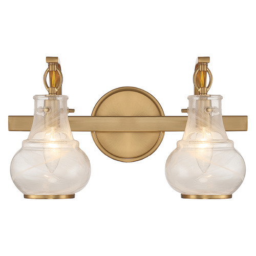 Savoy House Adams 15.50-Inch Bath Light in Warm Brass by Savoy House 8-4417-2-322