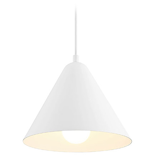 Access Lighting Ford Matte White LED Mini Pendant by Access Lighting 23780LEDDLP-MWH