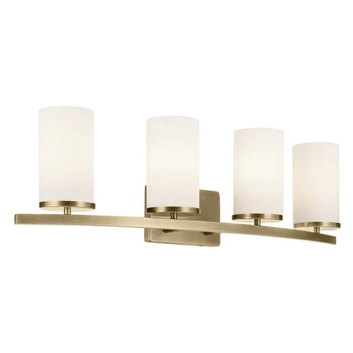Kichler Lighting Crosby Natural Brass Bathroom Light