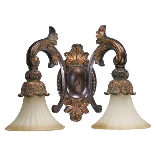 Madeleine Corsican Gold Bathroom Light by Quorum Lighting