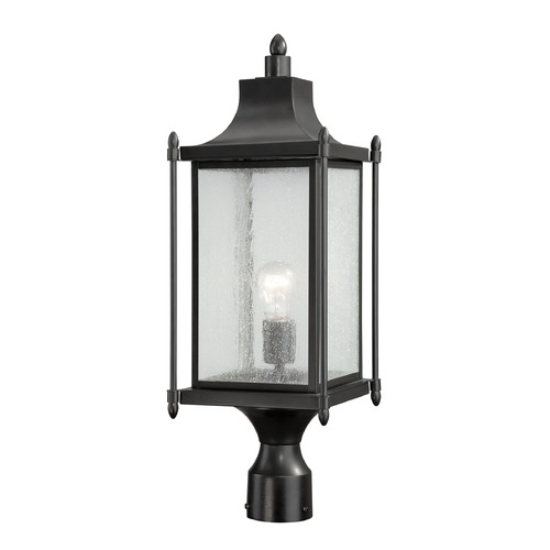Savoy House Dunnmore Outdoor Post Light in Black by Savoy House 5-3454-BK