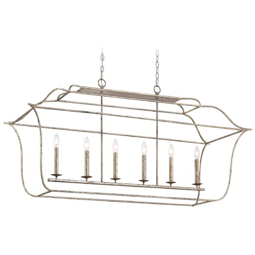 Gallery Century Silver Leaf Linear Light by Quoizel Lighting