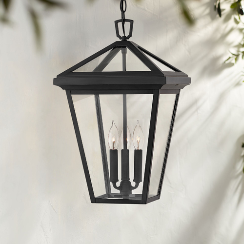 Hinkley Alford Place 19.50-Inch Museum Black LED Outdoor Hanging Light by Hinkley Lighting 2562MB-LL