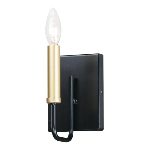 Maxim Lighting Sullivan Black & Gold Sconce by Maxim Lighting 10251BKGLD