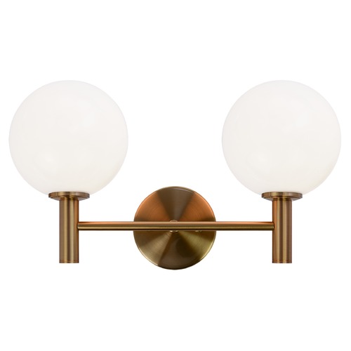 Matteo Lighting Cosmo Aged Gold Bathroom Light by Matteo Lighting S06002AGOP