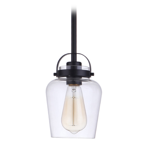 Trystan Flat Black Mini Pendant by Craftmade Lighting