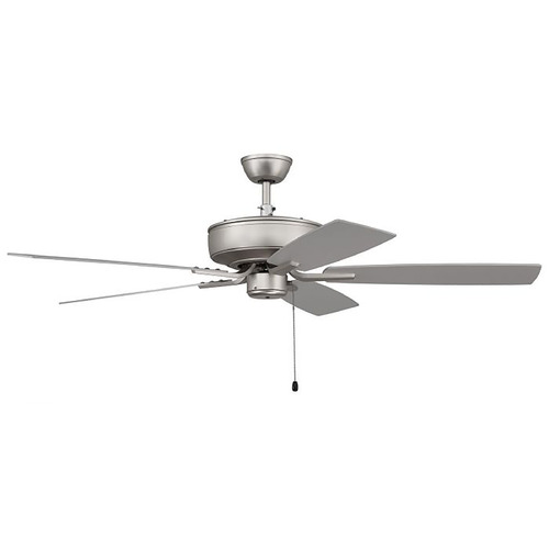 Craftmade Lighting Pro Plus 52-Inch Fan in Brushed Satin Nickel by Craftmade Lighting P52BN5-52BNGW