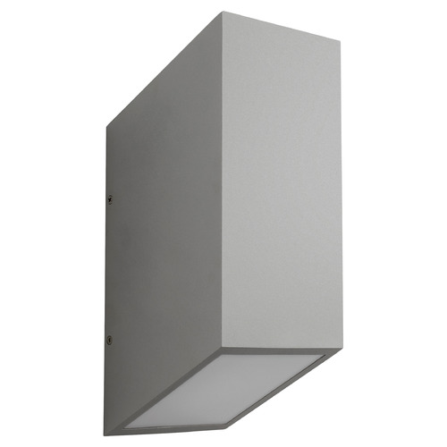 Oxygen Uno Large Outdoor LED Wall Light in Gray by Oxygen Lighting 3-701-16