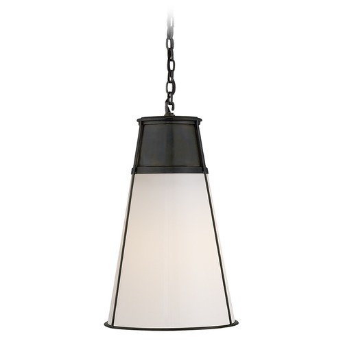 Visual Comfort Signature Collection Thomas OBrien Robinson Large Pendant in Bronze by Visual Comfort Signature TOB5753BZWG