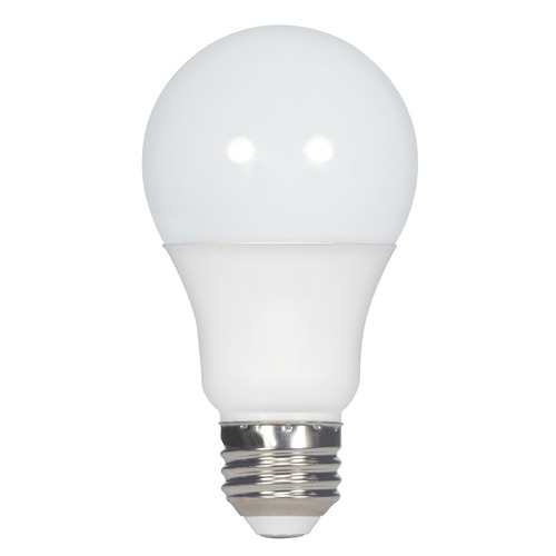 Satco Lighting 9.5W A19 3000K Frosted E27 Base Non-Dimmable LED Bulb by Satco S9663