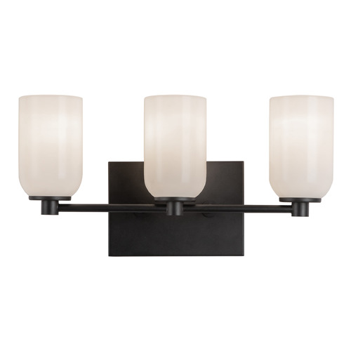 Kuzco Lighting Kuzco Lighting Nola Black Bathroom Light VL57718-BK/GO