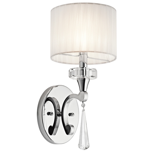 Parker Point 16.25-Inch Wall Sconce in Chrome by Kichler Lighting