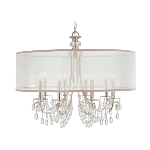 Hampton Crystal Chandelier in Polished Chrome by Crystorama Lighting