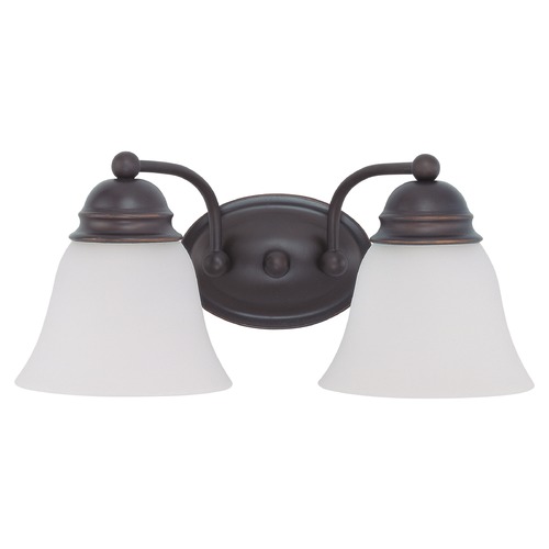 15-Inch Empire Mahogany Bronze Vanity Light by Nuvo Lighting