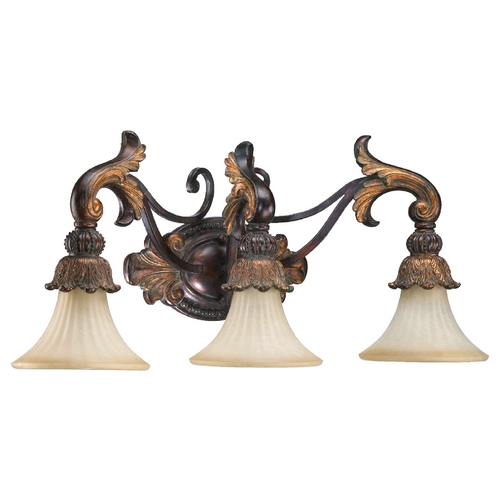 Madeleine Corsican Gold Bathroom Light by Quorum Lighting