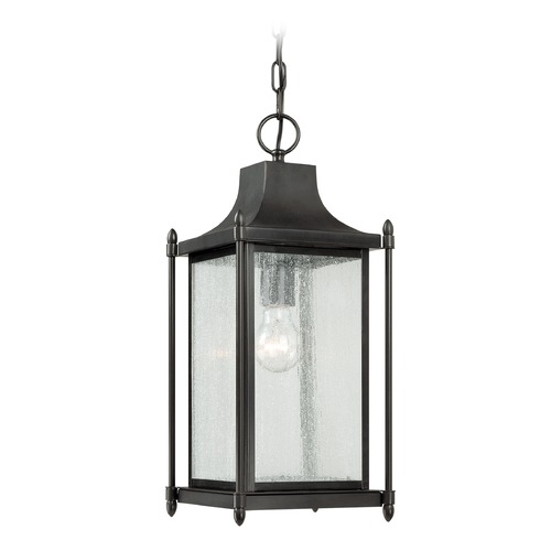 Savoy House Dunnmore Black Outdoor Hanging Light by Savoy House 5-3455-BK