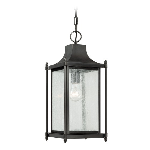 Dunnmore Black Outdoor Hanging Light by Savoy House