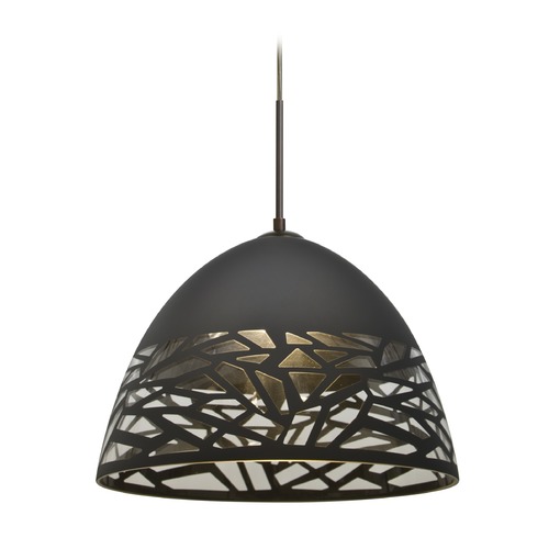 Besa Lighting Besa Lighting Kiev Bronze Pendant Light 1JT-KIEVBK-BR