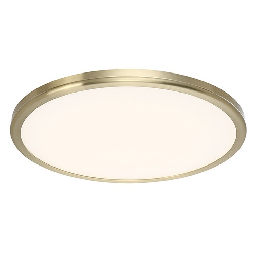 Geos Brushed Brass LED Flush Mount by WAC Lighting