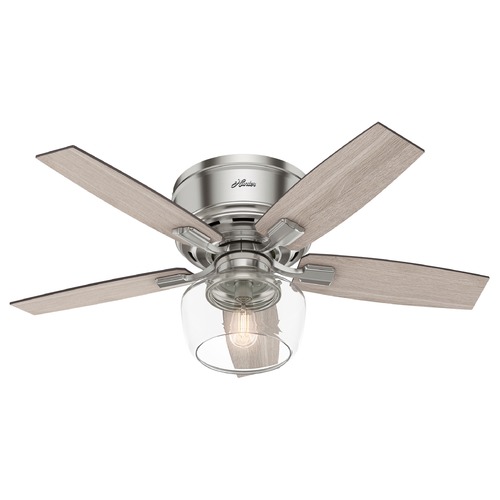 Hunter Fan Company 44-Inch Bennett Fan in Brushed Nickel by Hunter Fan Company 50420