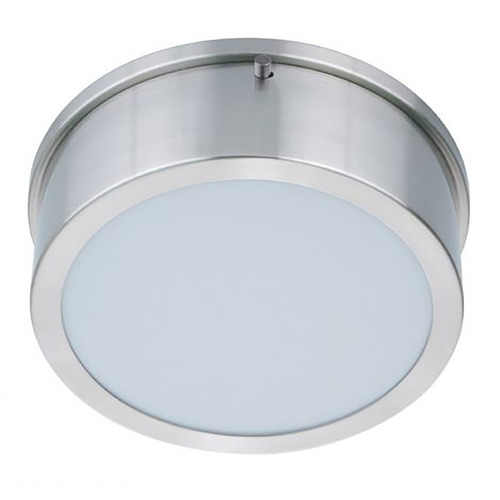 Fenn Brushed Polished Nickel LED Flush Mount by Craftmade Lighting