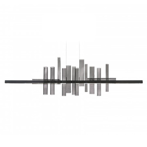 George Kovacs Lighting George Kovacs Alambre Coal Black LED Island Light P8567-1-66A-L
