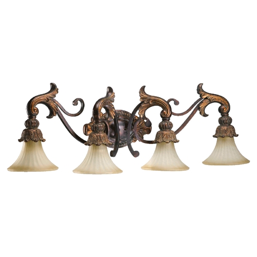 Quorum Lighting Madeleine Corsican Gold Bathroom Light by Quorum Lighting 5230-4-88