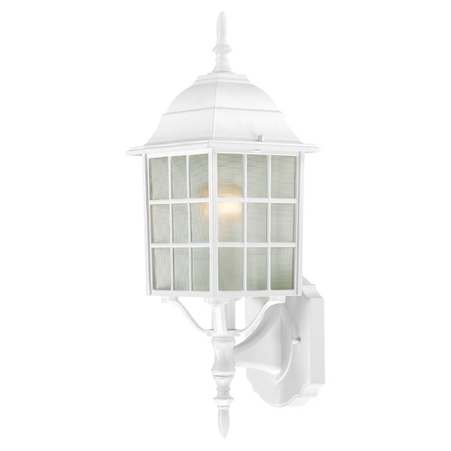 Nuvo Lighting Adams White Outdoor Wall Light by Nuvo Lighting 60/3477