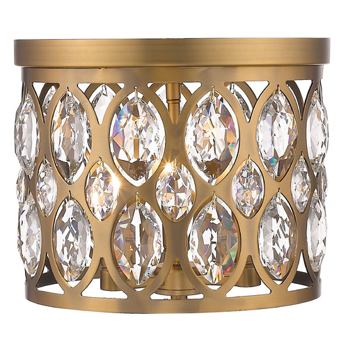 Dealey Heirloom Brass Flush Mount by Z-Lite