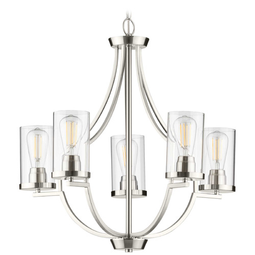 Progress Lighting Lassiter Brushed Nickel Chandelier