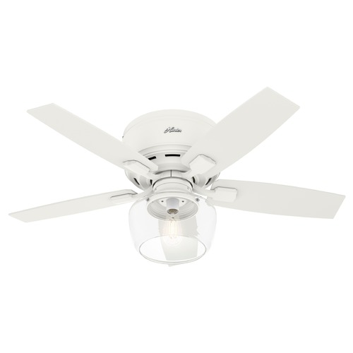 Hunter Fan Company Bennett Matte White LED Ceiling Fan by Hunter Fan Company 50421