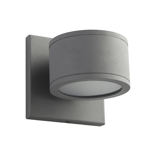 Ceres Large Wet LED Wall Light in Gray by Oxygen Lighting