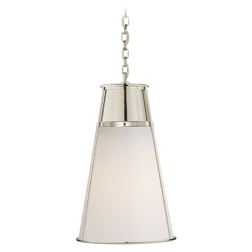 Thomas OBrien Robinson Large Pendant in Nickel by Visual Comfort Signature