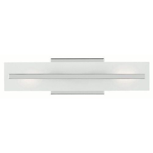 Visual Comfort Studio Collection Dex Chrome Vertical Bathroom Light