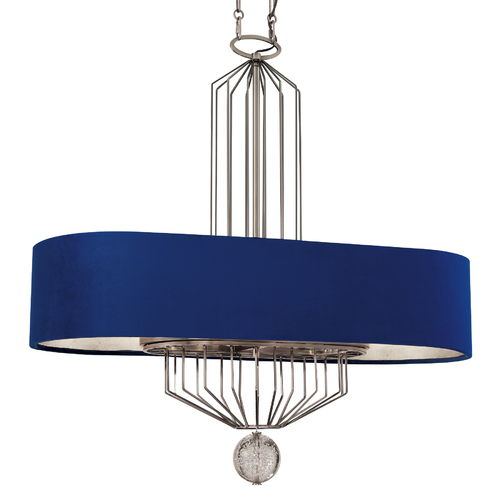 Metropolitan Lighting Grandeur 8-Light Linear Light in Antique Nickel by Metropolitan N7339-889
