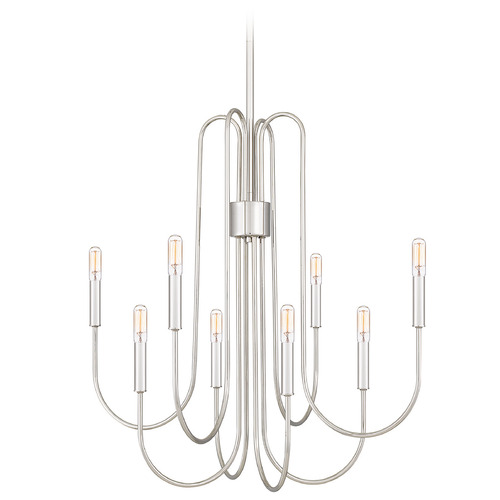 Quoizel Lighting Cabry Chandelier in Polished Nickel by Quoizel Lighting CBR5028PK