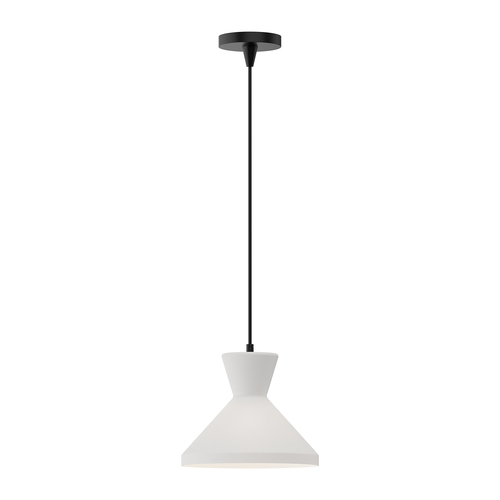 Alora Lighting Betty Matte Black Pendant Light with Conical Shade