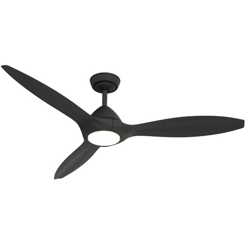 Surea 56-Inch LED Outdoor Fan in Matte Black by Casablanca Fan Co