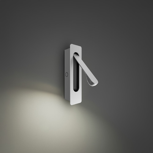 Modern Forms by WAC Lighting Modern Forms Line Up Brushed Nickel LED Switched Sconce BL-19510-BN