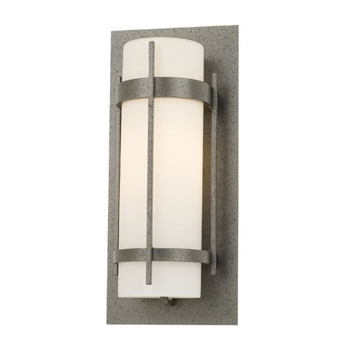 Outdoor Wall Light in Iron Finish - 15-4/5 Inches Tall
