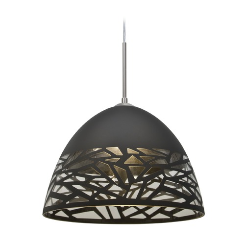 Besa Lighting Besa Lighting Kiev Satin Nickel LED Pendant Light 1JT-KIEVBK-LED-SN