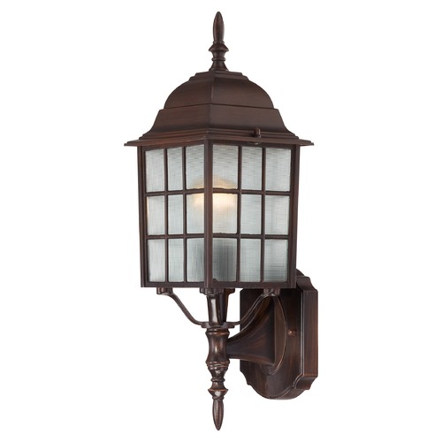 Adams Rustic Bronze Outdoor Wall Light by Nuvo Lighting