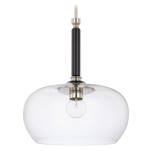 Dorsey 15.50-Inch Pendant in Black Tie by Capital Lighting