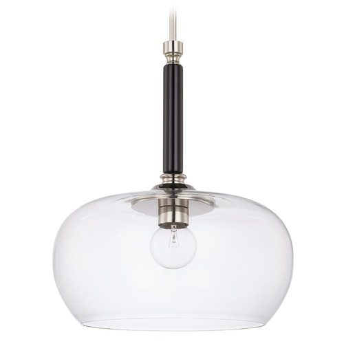 Capital Lighting Dorsey 15.50-Inch Pendant in Black Tie by Capital Lighting 325811BT-438