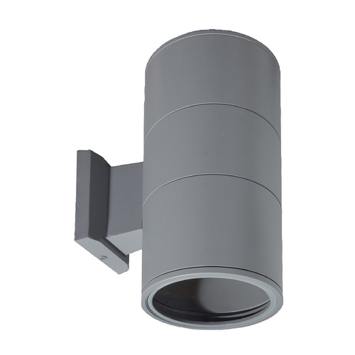Eurofase Lighting 10.25-Inch Outdoor Cylinder Wall Light in Grey by Eurofase Lighting 19205-014